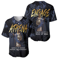 Ancient Greek Athena Baseball Jersey Goddess Of Wisdom - Wonder Print Shop