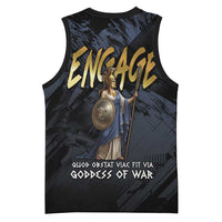 Ancient Greek Athena Basketball Jersey Goddess Of Wisdom - Wonder Print Shop