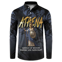 Ancient Greek Athena Button Sweatshirt Goddess Of Wisdom - Wonder Print Shop