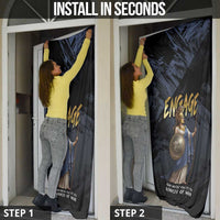 Ancient Greek Athena Door Cover Goddess Of Wisdom - Wonder Print Shop