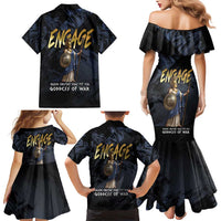 Ancient Greek Athena Family Matching Mermaid Dress and Hawaiian Shirt Goddess Of Wisdom - Wonder Print Shop