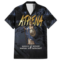 Ancient Greek Athena Family Matching Off The Shoulder Long Sleeve Dress and Hawaiian Shirt Goddess Of Wisdom - Wonder Print Shop