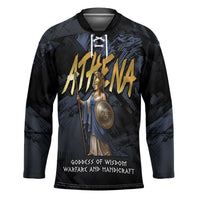 Ancient Greek Athena Hockey Jersey Goddess Of Wisdom - Wonder Print Shop