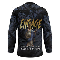 Ancient Greek Athena Hockey Jersey Goddess Of Wisdom - Wonder Print Shop