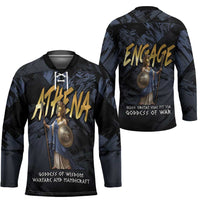 Ancient Greek Athena Hockey Jersey Goddess Of Wisdom - Wonder Print Shop