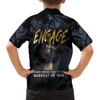 Ancient Greek Athena Kid Hawaiian Shirt Goddess Of Wisdom - Wonder Print Shop