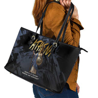 Ancient Greek Athena Leather Tote Bag Goddess Of Wisdom - Wonder Print Shop