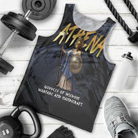 Ancient Greek Athena Men Tank Top Goddess Of Wisdom - Wonder Print Shop