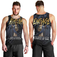 Ancient Greek Athena Men Tank Top Goddess Of Wisdom - Wonder Print Shop