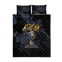 Ancient Greek Athena Quilt Bed Set Goddess Of Wisdom - Wonder Print Shop