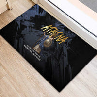 Ancient Greek Athena Rubber Doormat Goddess Of Wisdom - Wonder Print Shop