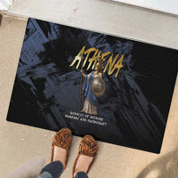 Ancient Greek Athena Rubber Doormat Goddess Of Wisdom - Wonder Print Shop