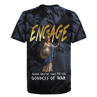 Ancient Greek Athena Rugby Jersey Goddess Of Wisdom - Wonder Print Shop