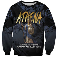 Ancient Greek Athena Sweatshirt Goddess Of Wisdom - Wonder Print Shop
