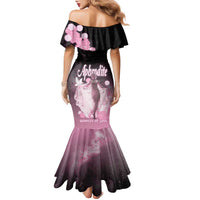 Ancient Greek Aphrodite Family Matching Mermaid Dress and Hawaiian Shirt Goddess Of Beauty - Wonder Print Shop