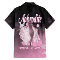 Ancient Greek Aphrodite Family Matching Off The Shoulder Long Sleeve Dress and Hawaiian Shirt Goddess Of Beauty - Wonder Print Shop