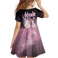 Ancient Greek Aphrodite Family Matching Short Sleeve Bodycon Dress and Hawaiian Shirt Goddess Of Beauty - Wonder Print Shop