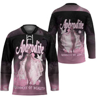 Ancient Greek Aphrodite Hockey Jersey Goddess Of Beauty - Wonder Print Shop