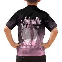 Ancient Greek Aphrodite Kid Hawaiian Shirt Goddess Of Beauty - Wonder Print Shop