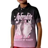 Ancient Greek Aphrodite Kid Polo Shirt Goddess Of Beauty - Wonder Print Shop