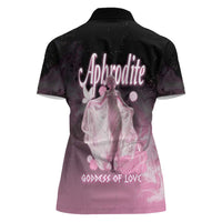 Ancient Greek Aphrodite Women Polo Shirt Goddess Of Beauty - Wonder Print Shop