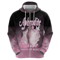 Ancient Greek Aphrodite Zip Hoodie Goddess Of Beauty - Wonder Print Shop