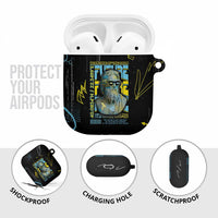 Ancient Greek Zeus AirPods Case Futuristic Style - Wonder Print Shop