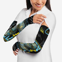 Ancient Greek Zeus Arm Sleeves Futuristic Style - Wonder Print Shop