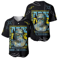 Ancient Greek Zeus Baseball Jersey Futuristic Style - Wonder Print Shop