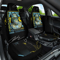 Ancient Greek Zeus Car Seat Cover Futuristic Style - Wonder Print Shop