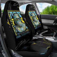 Ancient Greek Zeus Car Seat Cover Futuristic Style - Wonder Print Shop