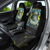 Ancient Greek Zeus Car Seat Cover Futuristic Style - Wonder Print Shop
