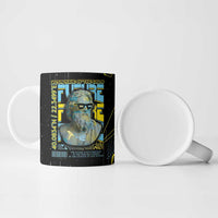Ancient Greek Zeus Ceramic Mug Futuristic Style - Wonder Print Shop