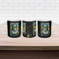 Ancient Greek Zeus Ceramic Mug Futuristic Style - Wonder Print Shop