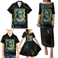 Ancient Greek Zeus Family Matching Puletasi and Hawaiian Shirt Futuristic Style - Wonder Print Shop