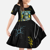 Ancient Greek Zeus Family Matching Summer Maxi Dress and Hawaiian Shirt Futuristic Style - Wonder Print Shop