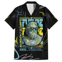 Ancient Greek Zeus Family Matching Summer Maxi Dress and Hawaiian Shirt Futuristic Style - Wonder Print Shop