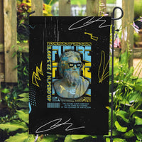 Ancient Greek Zeus Garden Flag Futuristic Style - Wonder Print Shop