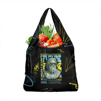 Ancient Greek Zeus Grocery Bag Futuristic Style - Wonder Print Shop