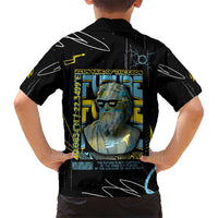 Ancient Greek Zeus Hawaiian Shirt Futuristic Style - Wonder Print Shop