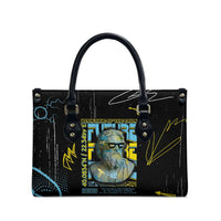 Ancient Greek Zeus Leather Bag Futuristic Style - Wonder Print Shop