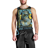 Ancient Greek Zeus Men Tank Top Futuristic Style - Wonder Print Shop