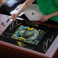 Ancient Greek Zeus Puzzle Futuristic Style - Wonder Print Shop