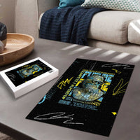 Ancient Greek Zeus Puzzle Futuristic Style - Wonder Print Shop