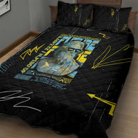 Ancient Greek Zeus Quilt Bed Set Futuristic Style - Wonder Print Shop