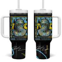 Ancient Greek Zeus Tumbler With Handle Futuristic Style - Wonder Print Shop