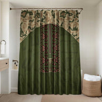 Ukraine Vyshyvanka Motif Bathroom Set Ukrainian Military Style - Wonder Print Shop