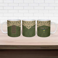 Personalized Ukraine Vyshyvanka Motif Ceramic Mug Ukrainian Military Style - Wonder Print Shop