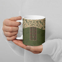 Personalized Ukraine Vyshyvanka Motif Ceramic Mug Ukrainian Military Style - Wonder Print Shop
