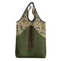 Ukraine Vyshyvanka Motif Grocery Bag Ukrainian Military Style - Wonder Print Shop